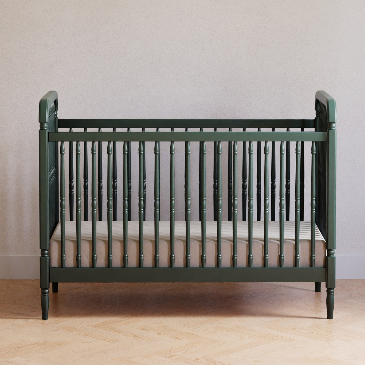 Liberty 3-in-1 Convertible Spindle Crib with Toddler Bed Conversion Kit
