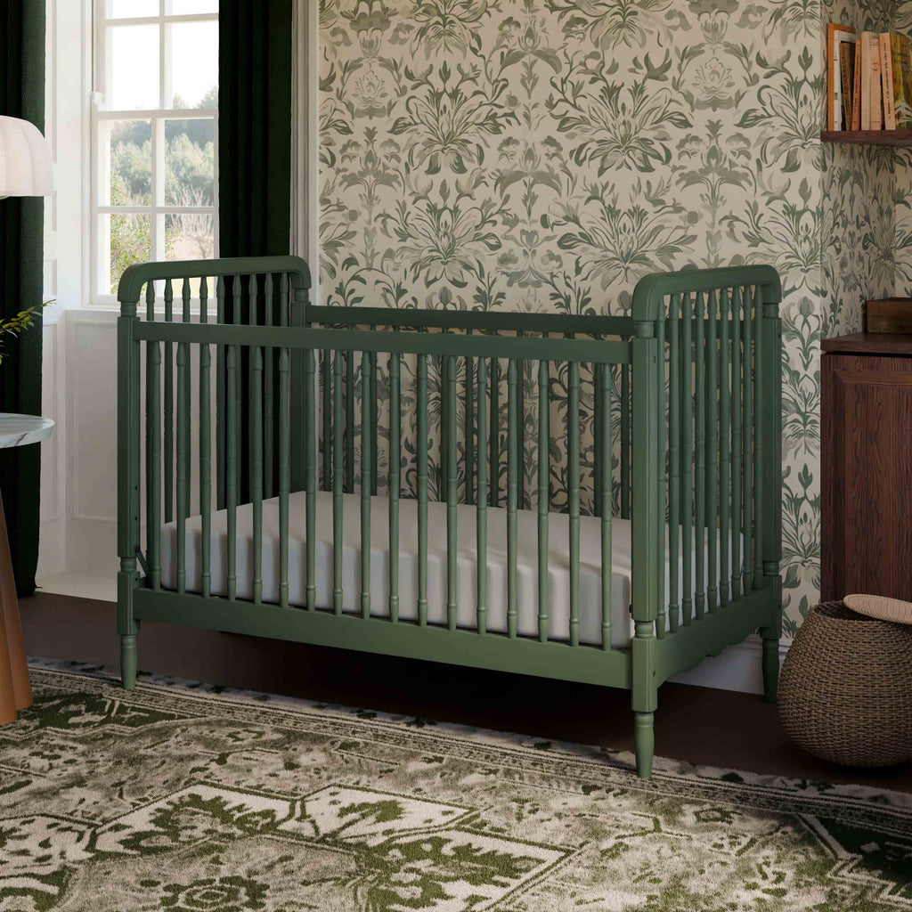 Liberty 3-in-1 Convertible Spindle Crib with Toddler Bed Conversion Kit