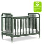 Liberty 3-in-1 Convertible Spindle Crib with Toddler Bed Conversion Kit