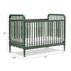Liberty 3-in-1 Convertible Spindle Crib with Toddler Bed Conversion Kit