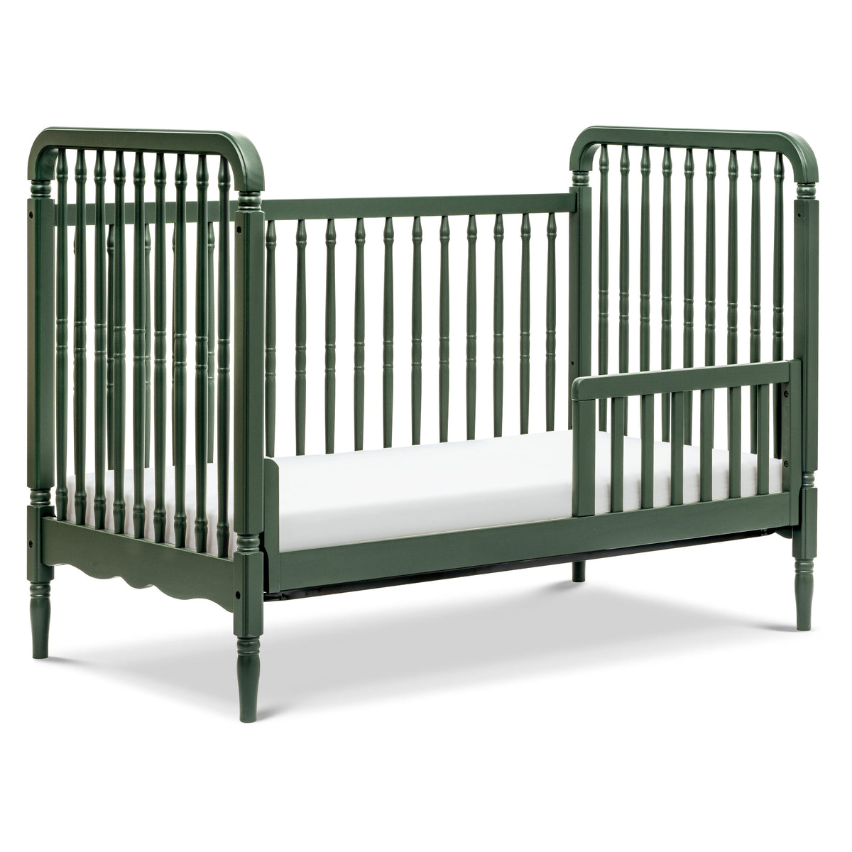 Liberty 3-in-1 Convertible Spindle Crib with Toddler Bed Conversion Kit
