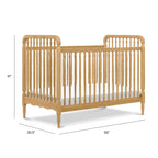 Liberty 3-in-1 Convertible Spindle Crib with Toddler Bed Conversion Kit