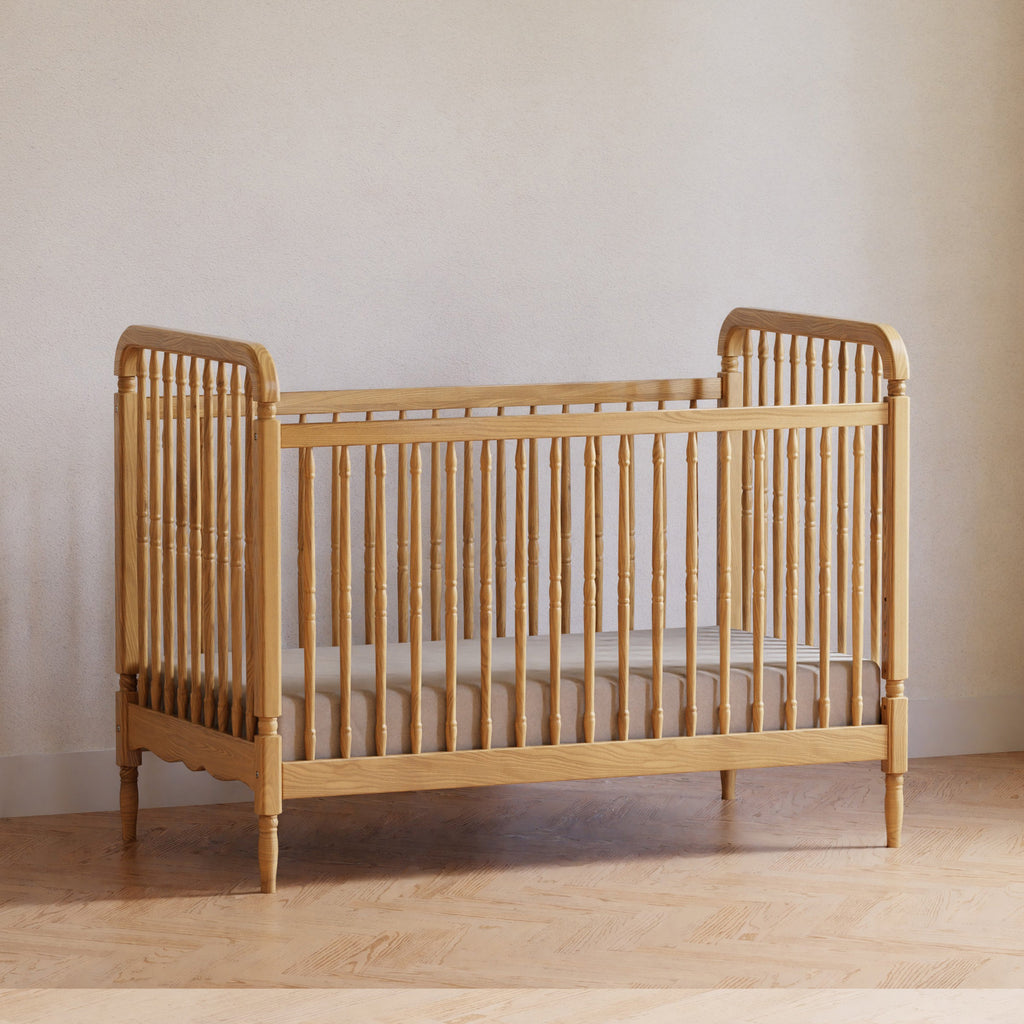 Liberty 3-in-1 Convertible Spindle Crib with Toddler Bed Conversion Kit