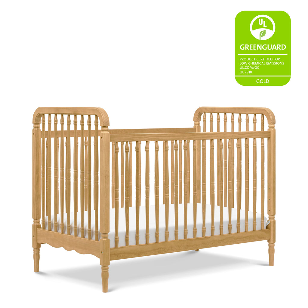 Liberty 3-in-1 Convertible Spindle Crib with Toddler Bed Conversion Kit