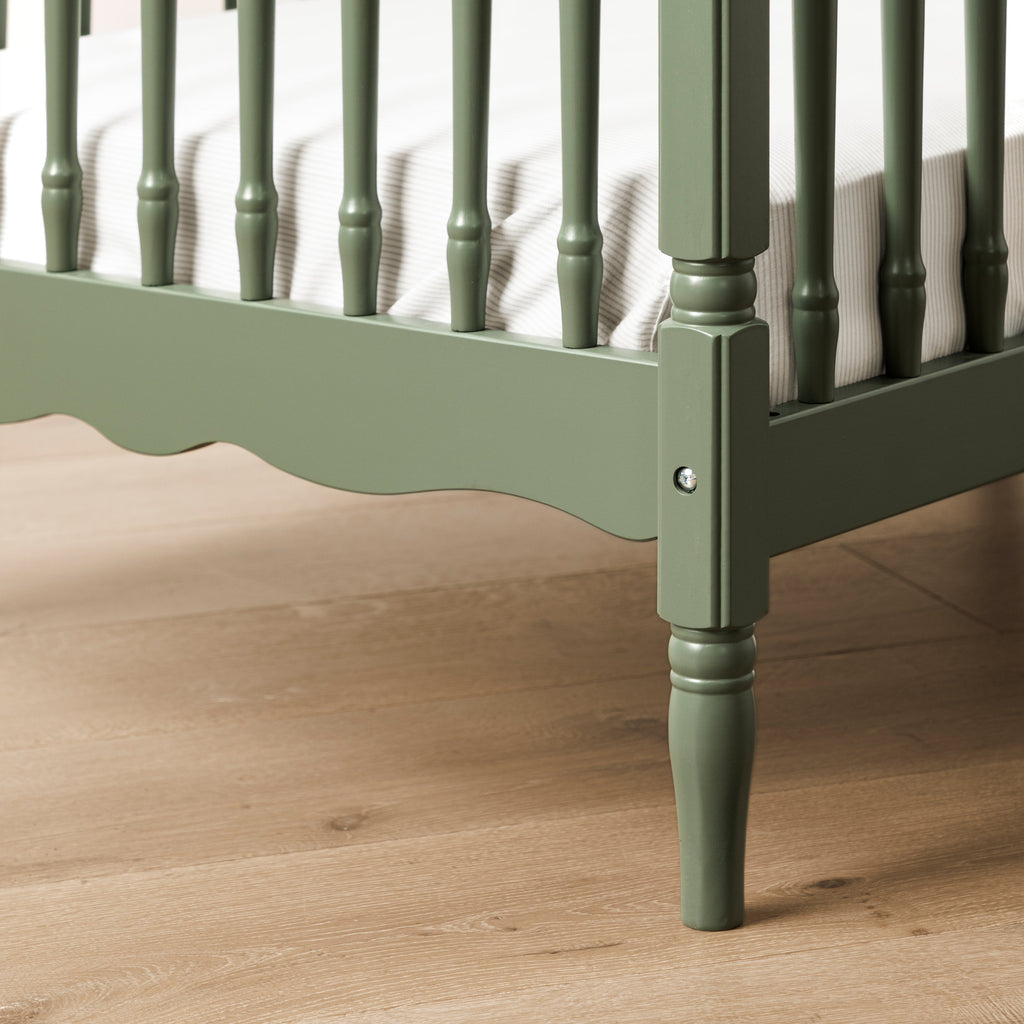 Liberty 3-in-1 Convertible Spindle Crib with Toddler Bed Conversion Kit