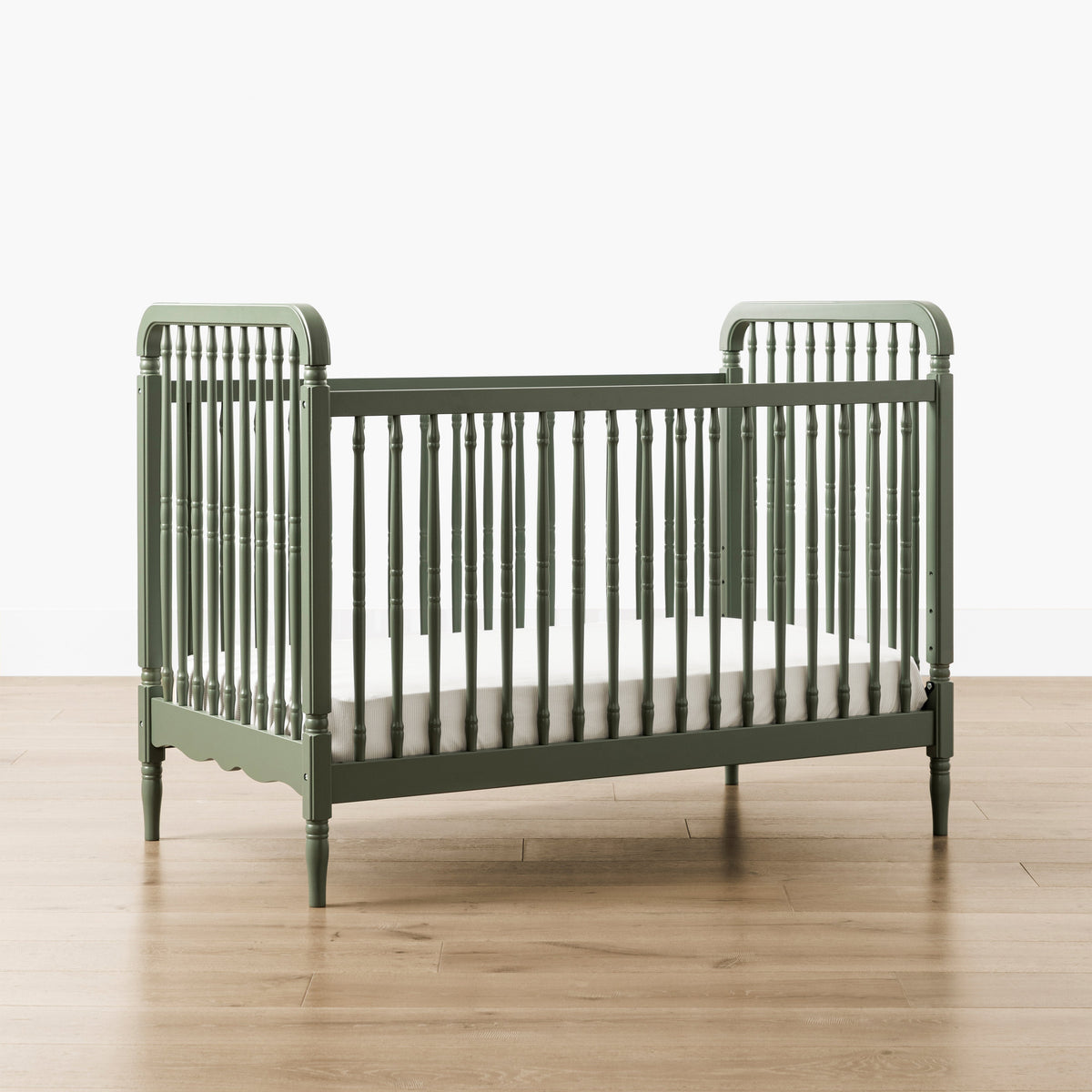 Liberty 3-in-1 Convertible Spindle Crib with Toddler Bed Conversion Kit