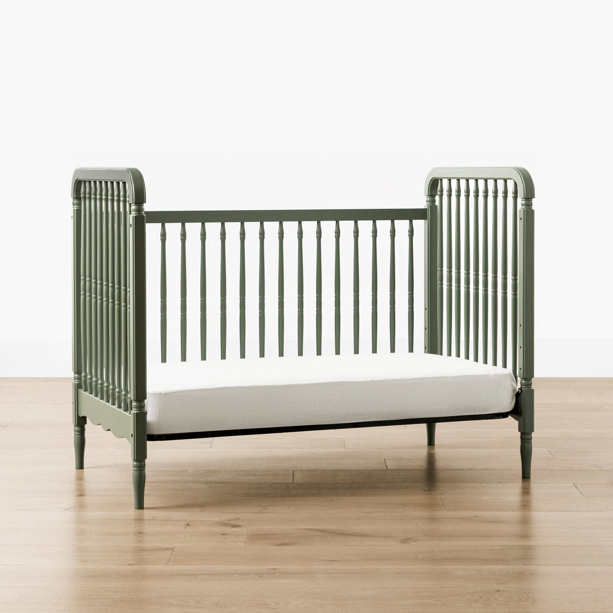 Liberty 3-in-1 Convertible Spindle Crib with Toddler Bed Conversion Kit