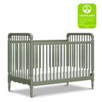 Liberty 3-in-1 Convertible Spindle Crib with Toddler Bed Conversion Kit