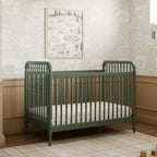 Liberty 3-in-1 Convertible Spindle Crib with Toddler Bed Conversion Kit