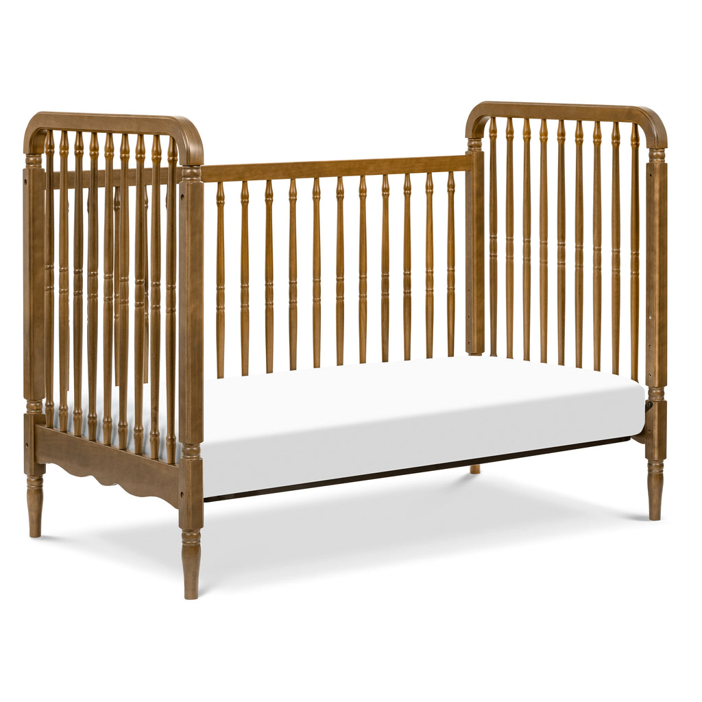 Liberty 3-in-1 Convertible Spindle Crib with Toddler Bed Conversion Kit