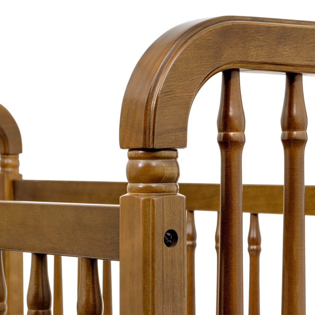Liberty 3-in-1 Convertible Spindle Crib with Toddler Bed Conversion Kit