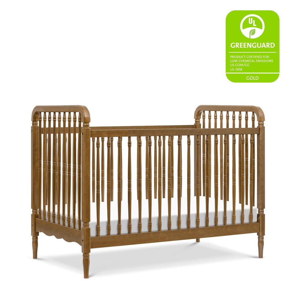 Liberty 3-in-1 Convertible Spindle Crib with Toddler Bed Conversion Kit