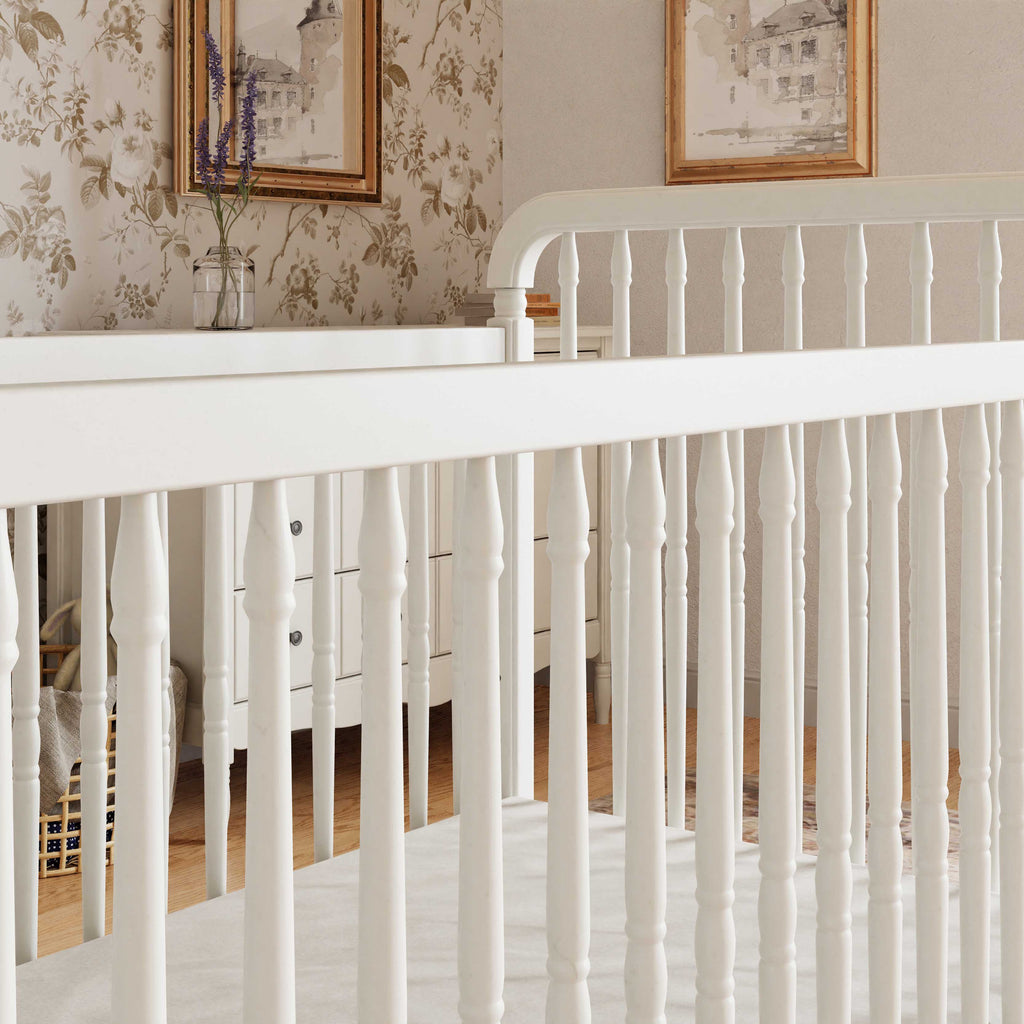Liberty 3-in-1 Convertible Spindle Crib with Toddler Bed Conversion Kit