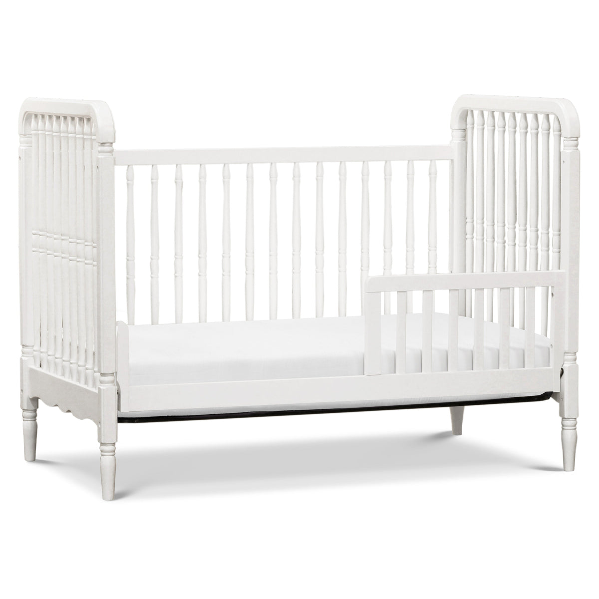 Liberty 3-in-1 Convertible Spindle Crib with Toddler Bed Conversion Kit