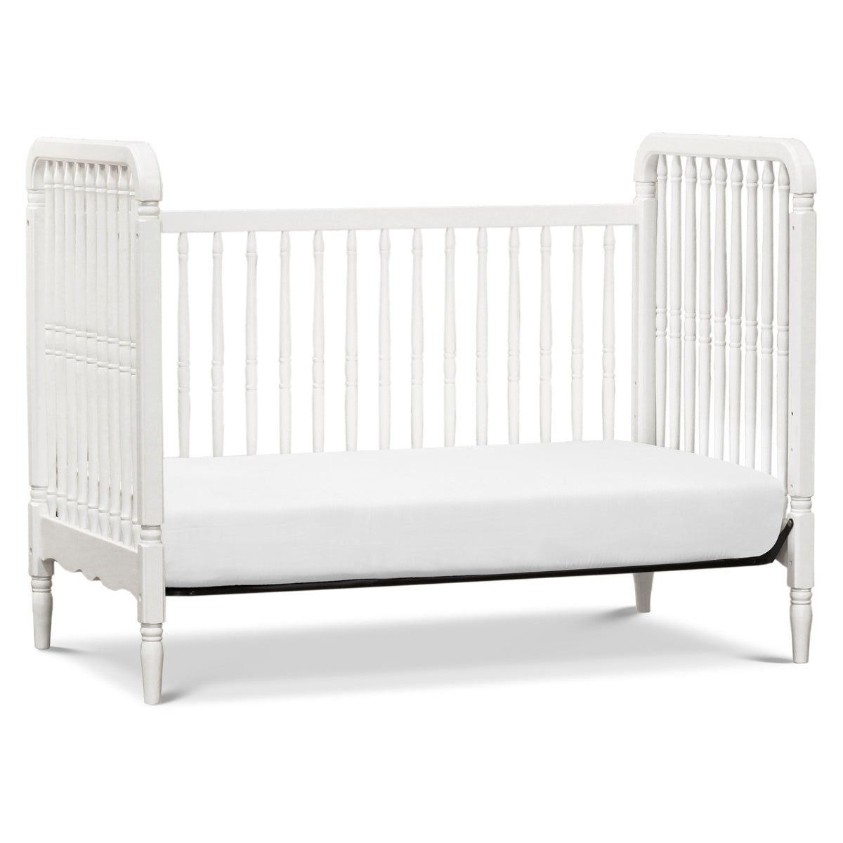 Liberty 3-in-1 Convertible Spindle Crib with Toddler Bed Conversion Kit