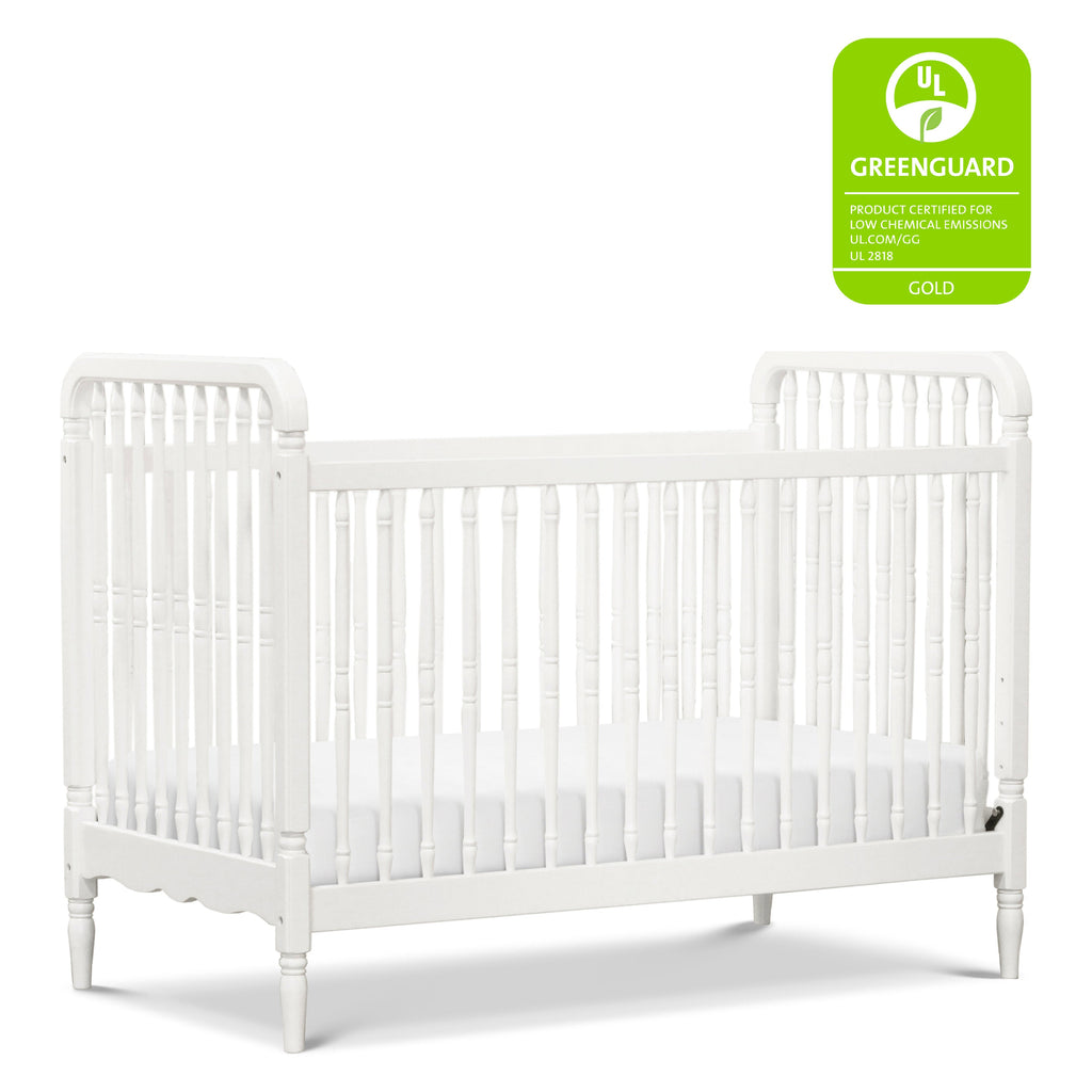 Liberty 3-in-1 Convertible Spindle Crib with Toddler Bed Conversion Kit