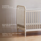 Liberty 3-in-1 Convertible Spindle Crib with Toddler Bed Conversion Kit