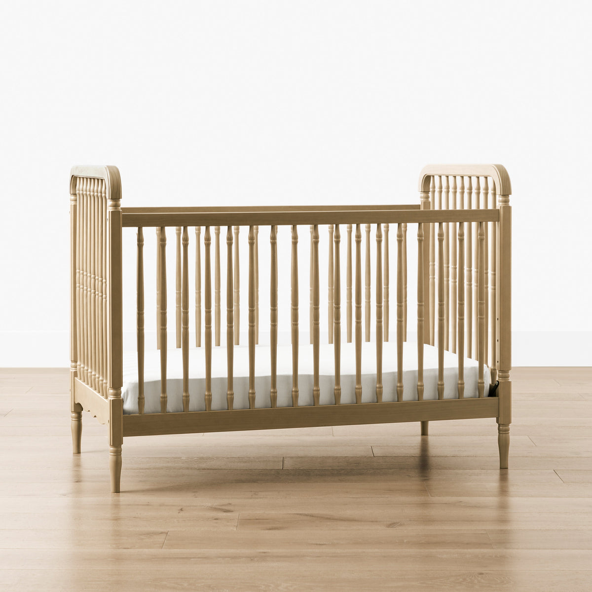 Liberty 3-in-1 Convertible Spindle Crib with Toddler Bed Conversion Kit