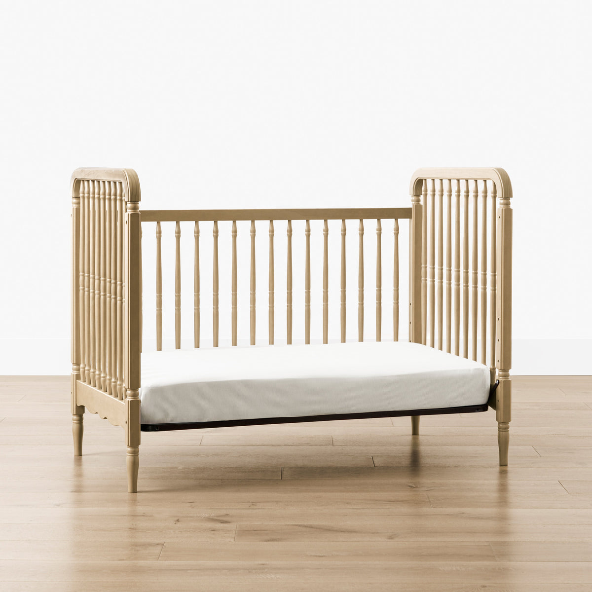Liberty 3-in-1 Convertible Spindle Crib with Toddler Bed Conversion Kit