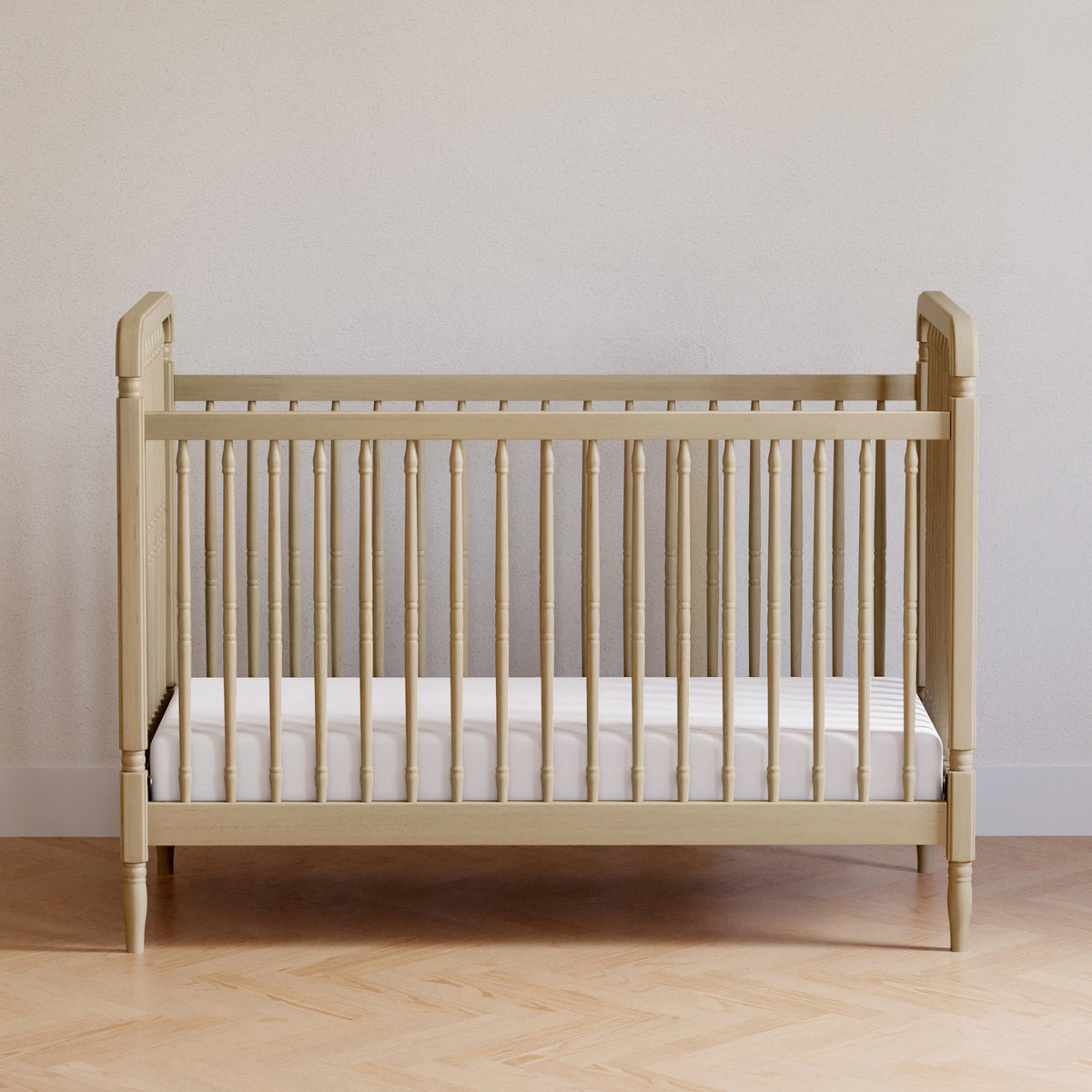Liberty 3-in-1 Convertible Spindle Crib with Toddler Bed Conversion Kit