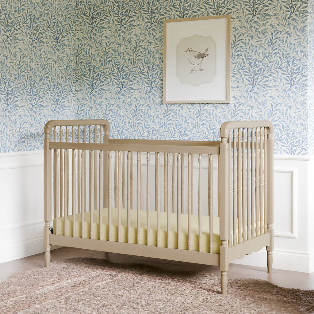 Liberty 3-in-1 Convertible Spindle Crib with Toddler Bed Conversion Kit