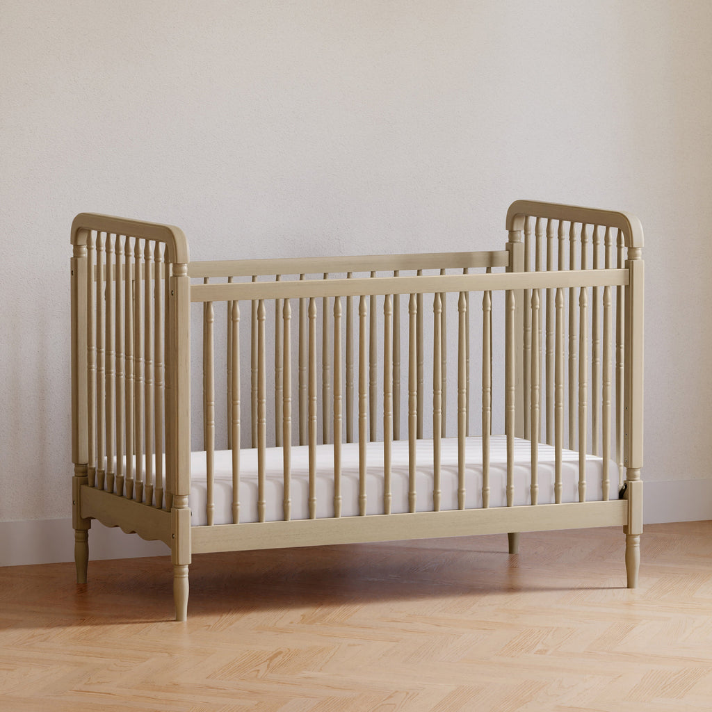 Liberty 3-in-1 Convertible Spindle Crib with Toddler Bed Conversion Kit