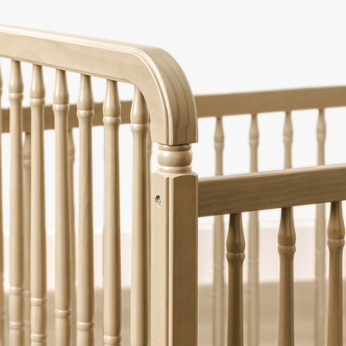 Liberty 3-in-1 Convertible Spindle Crib with Toddler Bed Conversion Kit