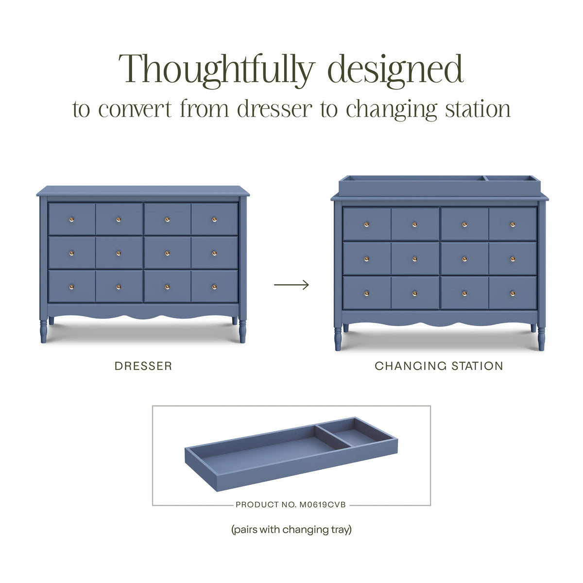 Liberty 6-Drawer Assembled Dresser (48")