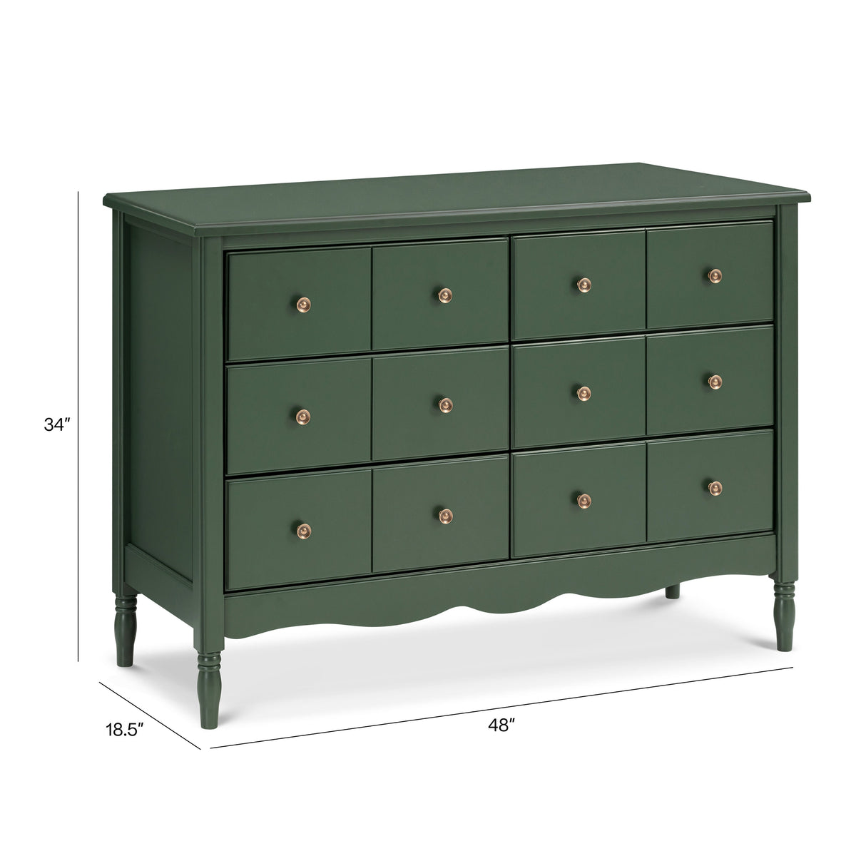 Liberty 6-Drawer Assembled Dresser (48")