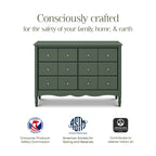 Liberty 6-Drawer Assembled Dresser (48")