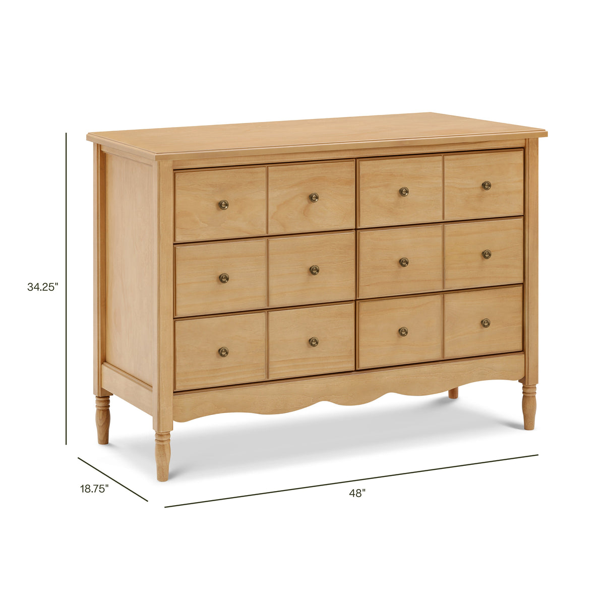 Liberty 6-Drawer Assembled Dresser (48")