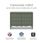 Liberty 6-Drawer Assembled Dresser (48")