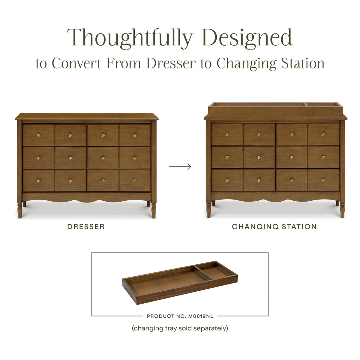 Liberty 6-Drawer Assembled Dresser (48")