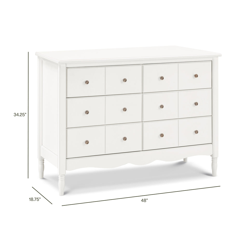 Liberty 6-Drawer Assembled Dresser (48")