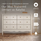 Liberty 6-Drawer Assembled Dresser (48")