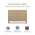 Liberty 6-Drawer Assembled Dresser (48")