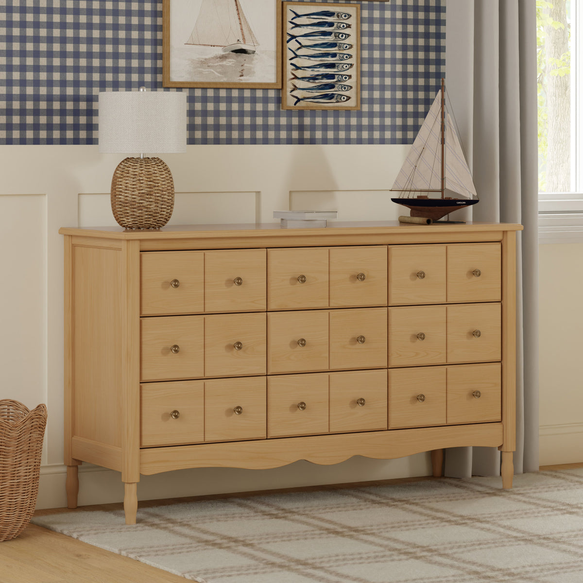 Liberty 9-Drawer Wide Assembled Dresser (56")