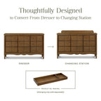 Liberty 9-Drawer Wide Assembled Dresser (56")
