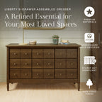 Liberty 9-Drawer Wide Assembled Dresser (56")