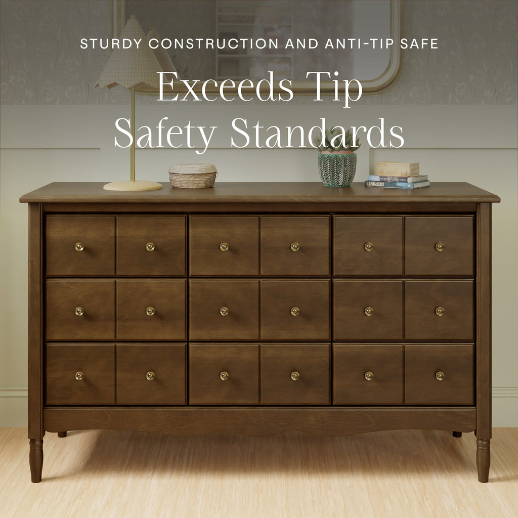 Liberty 9-Drawer Wide Assembled Dresser (56")
