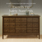 Liberty 9-Drawer Wide Assembled Dresser (56")