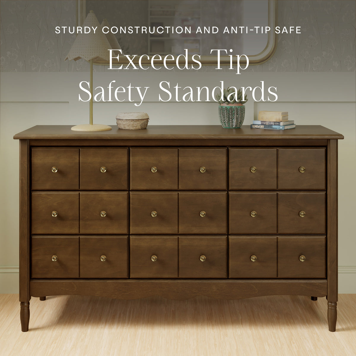 Liberty 9-Drawer Wide Assembled Dresser (56")