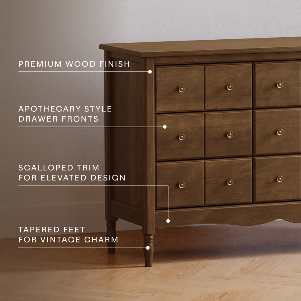 Liberty 9-Drawer Wide Assembled Dresser (56")