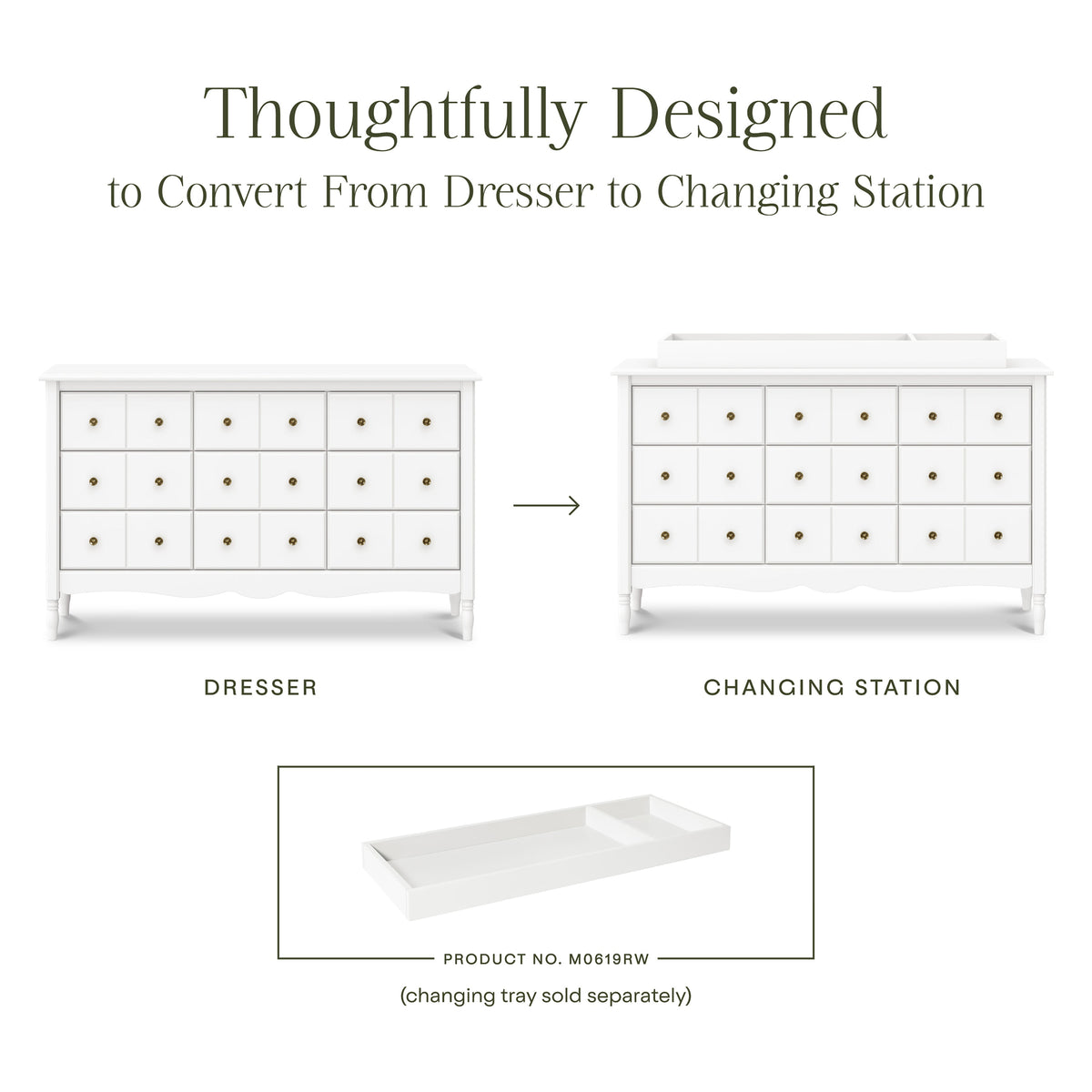Liberty 9-Drawer Wide Assembled Dresser (56")