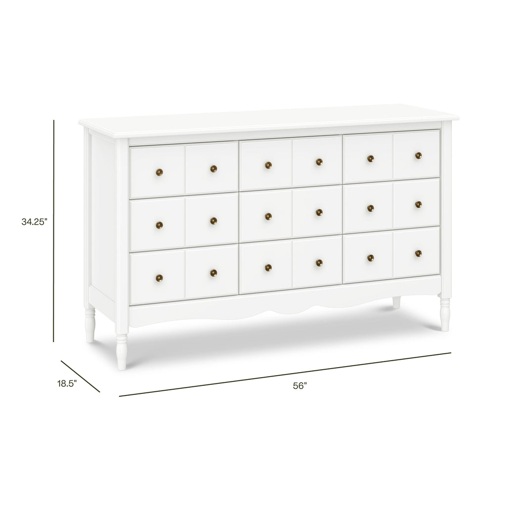 Liberty 9-Drawer Wide Assembled Dresser (56")