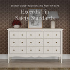 Liberty 9-Drawer Wide Assembled Dresser (56")