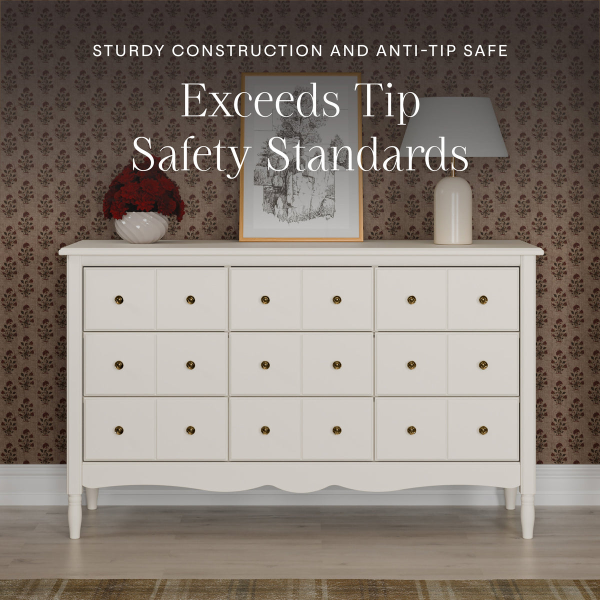 Liberty 9-Drawer Wide Assembled Dresser (56")