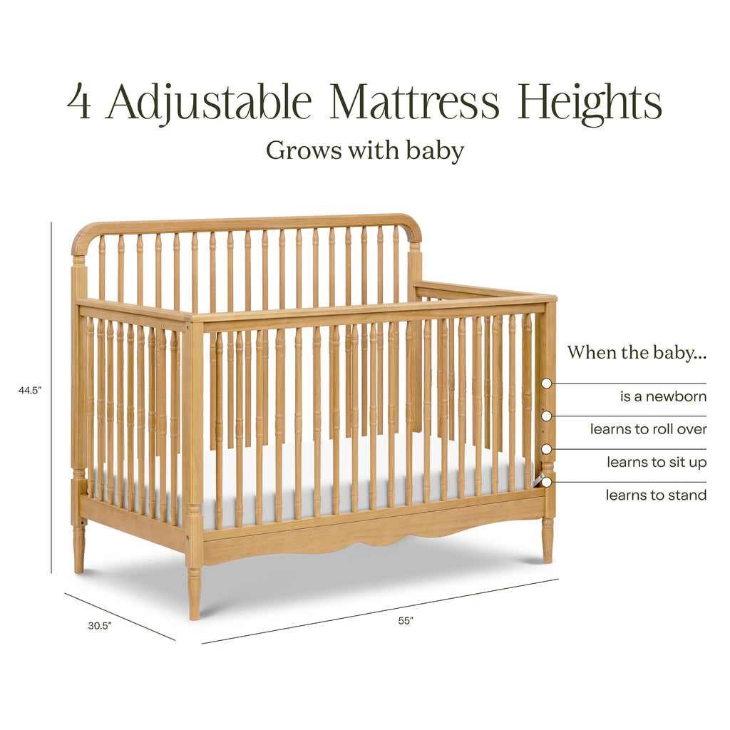 Liberty 4-in-1 Convertible Spindle Crib