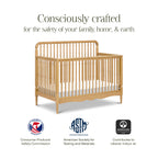 Liberty 4-in-1 Convertible Spindle Crib