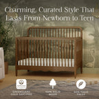 Liberty 4-in-1 Convertible Spindle Crib